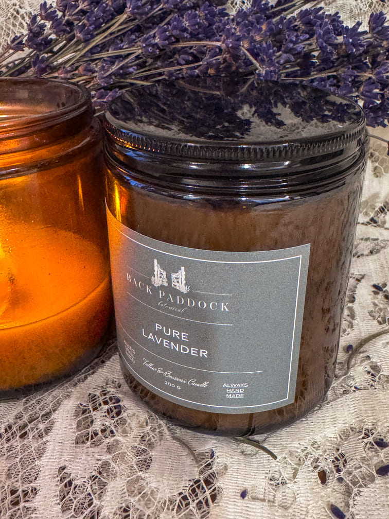 Tallow & Beeswax Candle - Pure Lavender