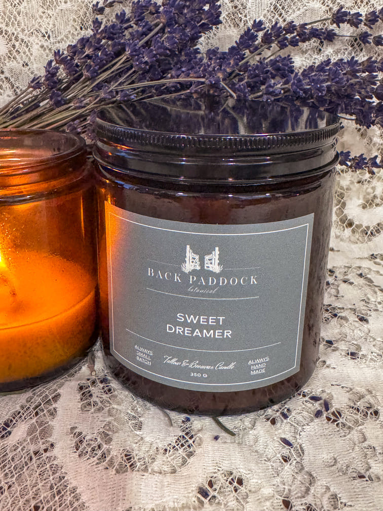 Tallow & Beeswax Candle - Sweet Dreamer