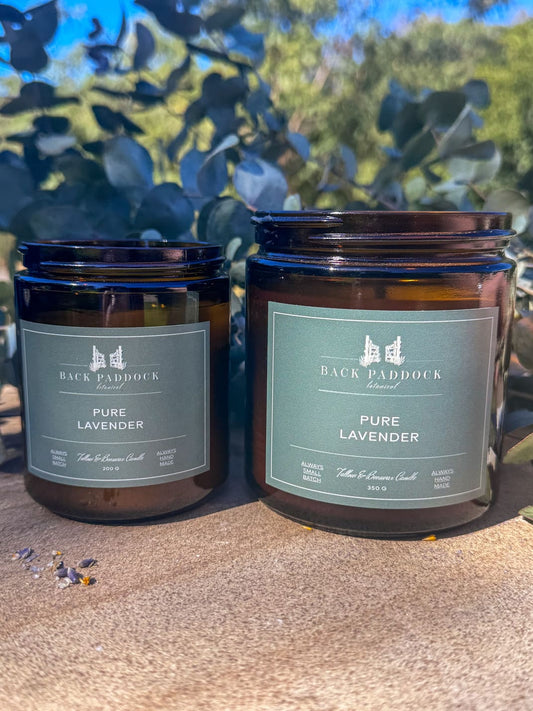 Tallow & Beeswax Candle - Pure Lavender