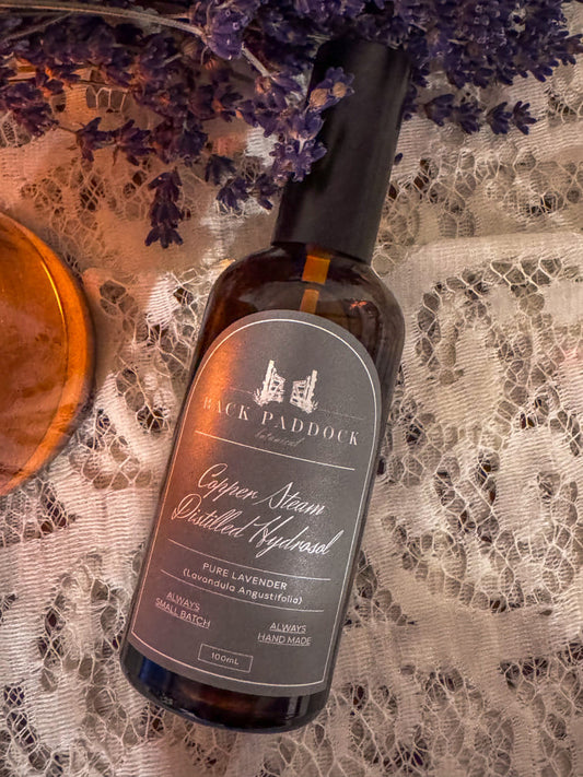 Copper Steam Distilled Hydrosol - Pure Lavender (Lavandula Angustifolia)