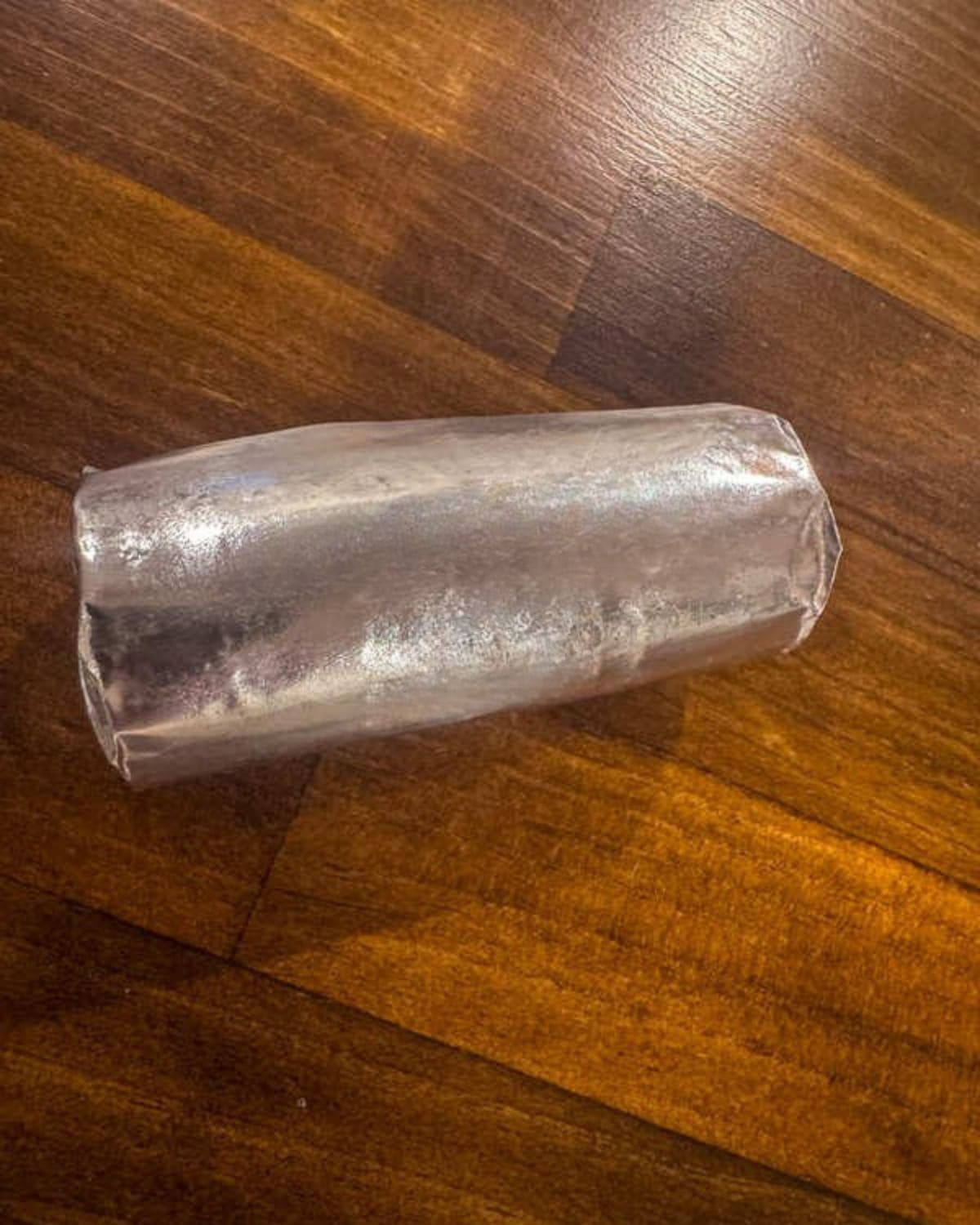Roll of charcoal discs wrapped in foil for freshness.